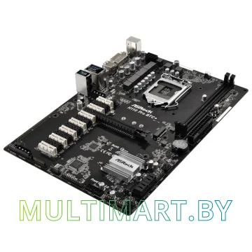 Материнская плата ASRock 110 PRO BTC+ картинка 2
